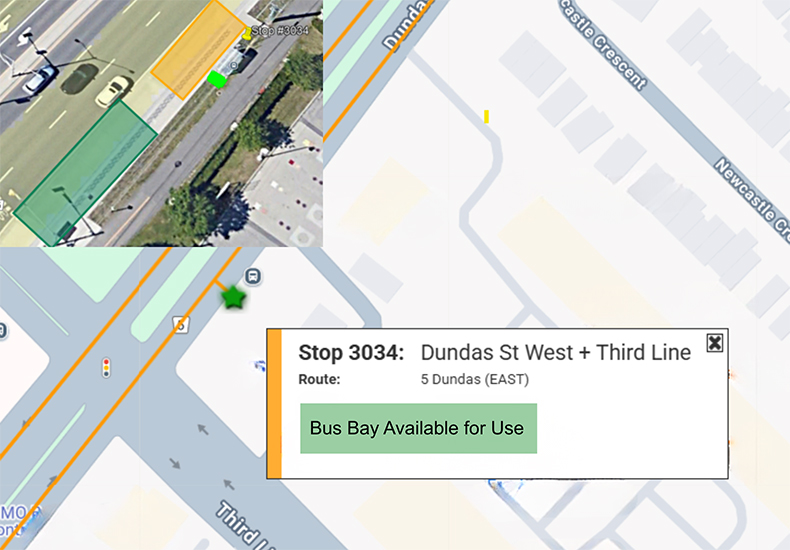 Construction at bus stop #3034 will impact access to portions of the bus bay, effective October 20, 2025 Construction at bus stop #3034 will impact access to portions of the bus bay, effective October 20, 2025